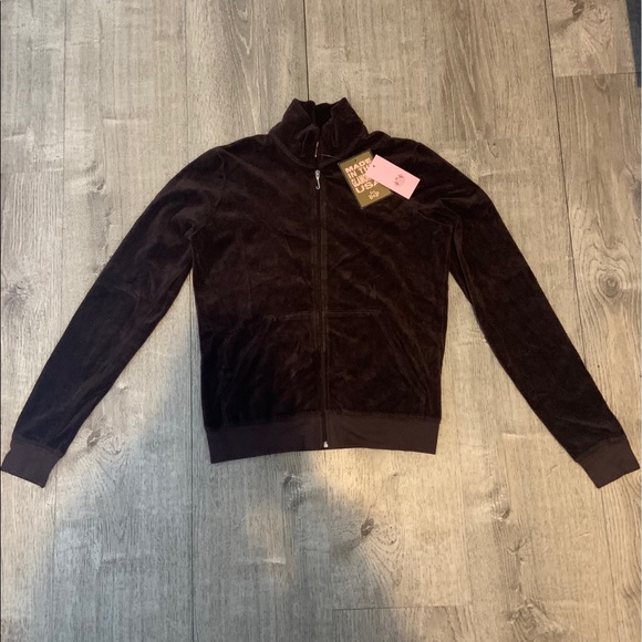 Juicy Couture Other - NWT Juicy Couture Brown Zip Up Track Jacket